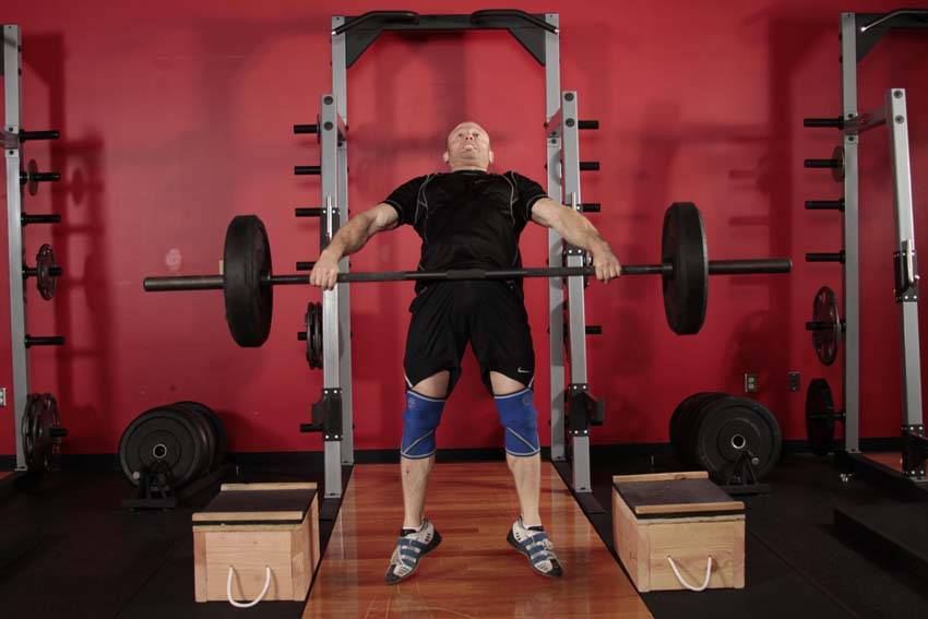 Snatch from Blocks — end position
