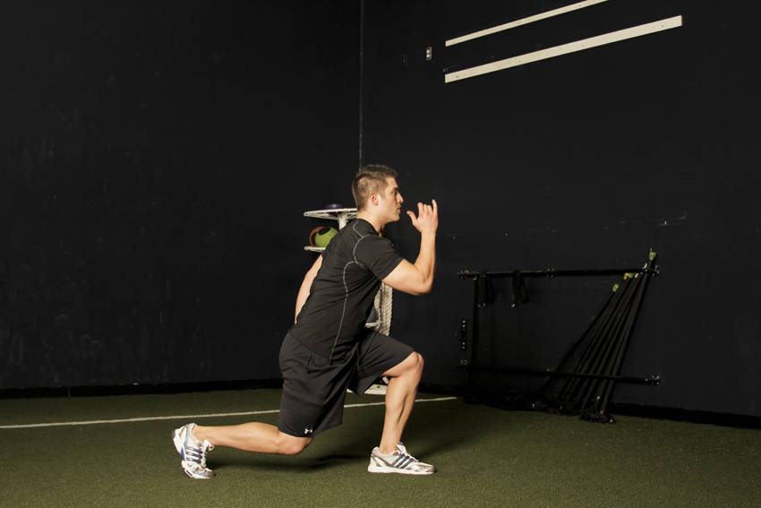 Split Jump — start position