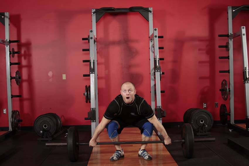 Split Snatch — start position