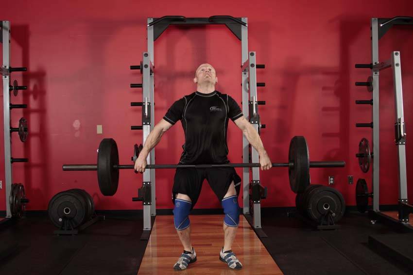 Split Snatch — end position