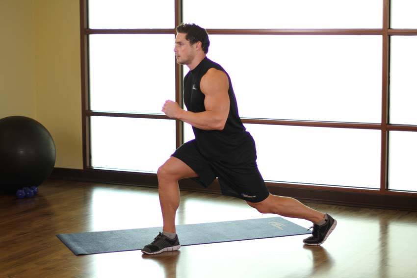 Split Squats — start position
