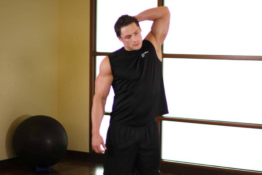 Standing Lateral Stretch — start position