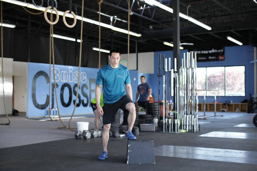 Stride Jump Crossover — start position
