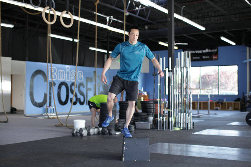 Stride Jump Crossover — end position
