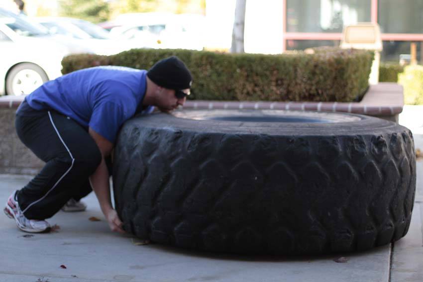 Tire Flip — start position