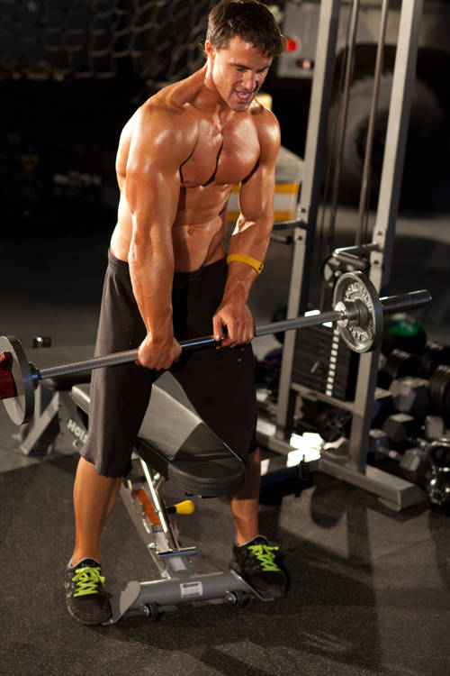 Wrist Rotations with Straight Bar — start position