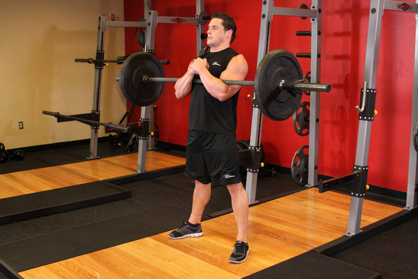 Zercher Squats — start position